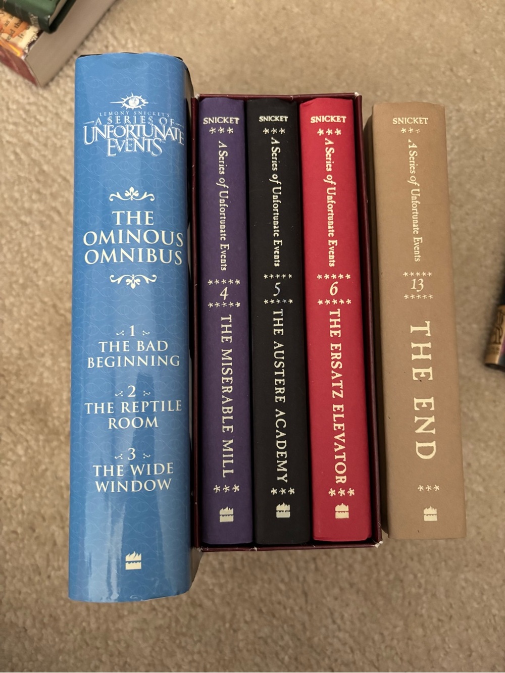 A Series of Unfortunate Events Books